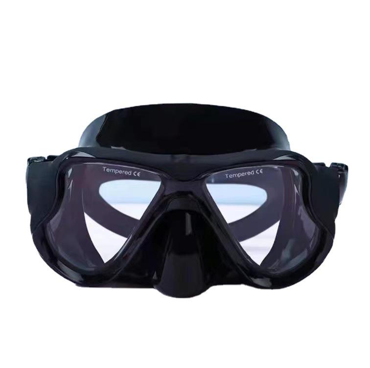 1900 Adult Snorkel Mask with Tempered Glass and Myopia-Compatible HD Anti-Fog Lens