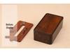 Massivholz Nussbaum Couchtisch Aufbewahrungsbox - Taschentuch- & Serviettenhalter