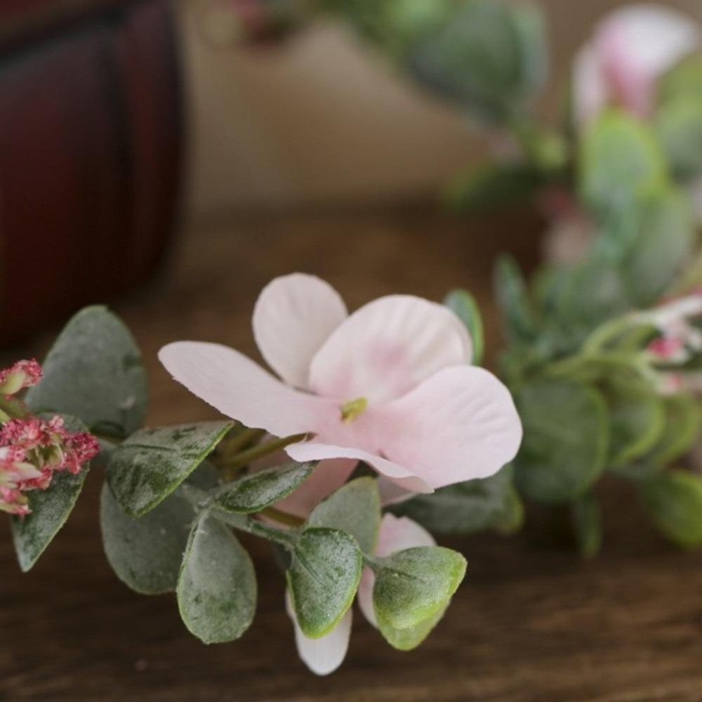 2 Pcs Bridal Green Leaf Crown Bohemian Headpiece Floral Headband Photo Prop Wedding Bridal Flower Girl Halo Maternity Photo Props