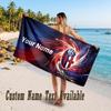 Bologna FC Design Beach Towel Custom Text Large Towel for Beach Vacation