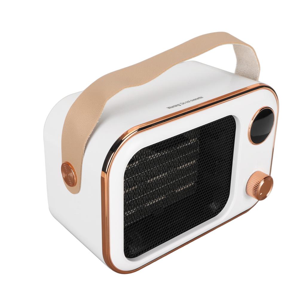 Electric Space Heater 800?1200W 2 Temperature Mode All Round Warmth Small Heater Fan for Indoor