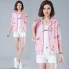 Summer Long-sleeve Sun Protection Print Coat with Breathable
