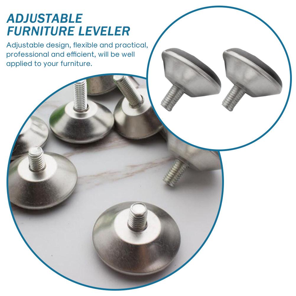 30Pcs Furniture Leveler Legs Adjustable Heavy Duty Leveling Feet Stable Non Slip for Tables Cabinets Wardrobes