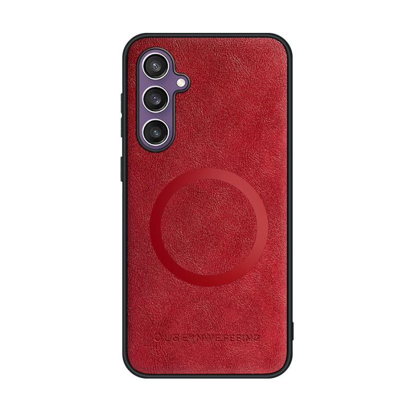 

Suitable for Samsung Galaxy S24 Mobile Phone Case S24 Cow Pattern Leather Case Magsafe Magnetic Suction Vehicle S24 Ultra Samsung GalaxyS24