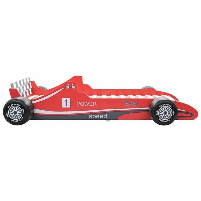 VidaXL Lit Voiture de Course pour Enfants Tout-Petits Garçon Sommier à Lattes Cadre de Lit Chambre à Coucher Lit Maison 245660