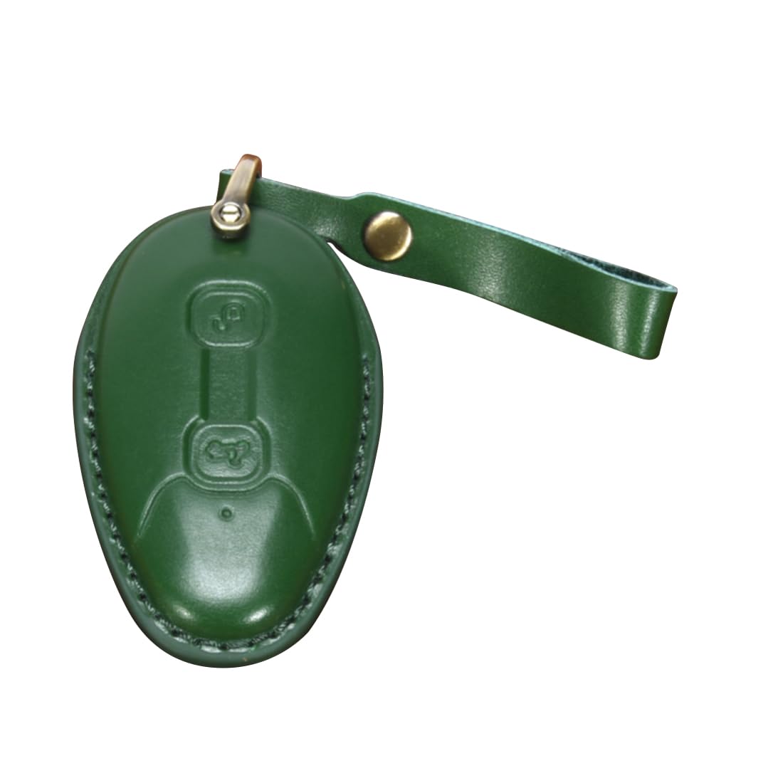 

TECART Vespa Motorcycle Key Case, Key Cover, Keychain, Compatible with Vespa GT300, GTV300, etc. зелёный