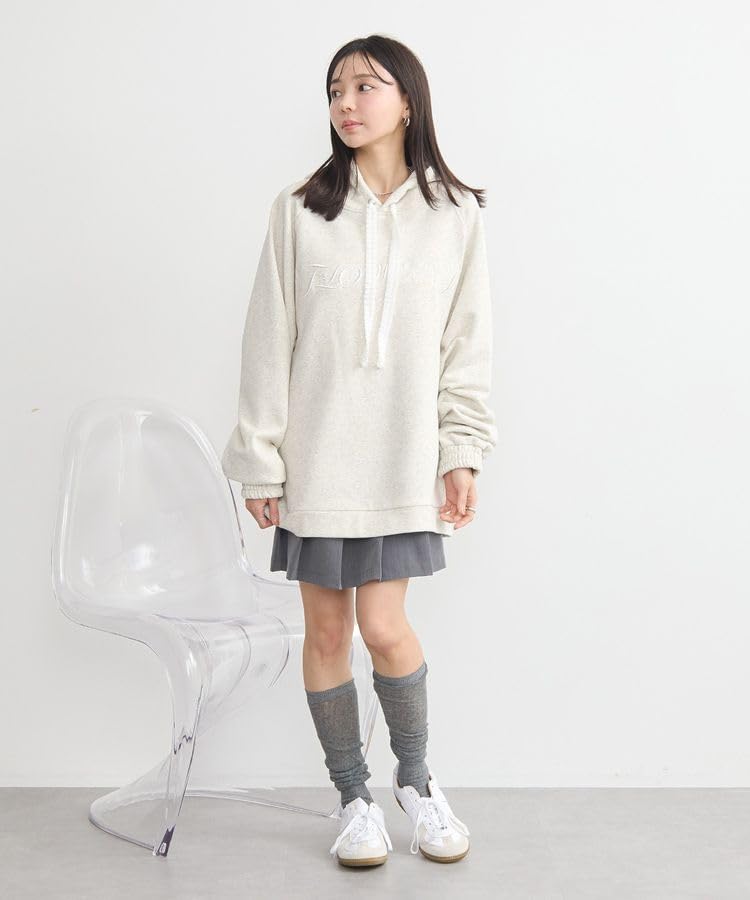 Music Flowery Heather White [Earth & Ecology] Women's Hoodie,