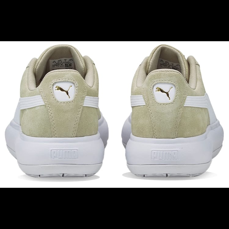 PUMA Women's Light Khaki Suede Mayu Low Top Sneakers 380686-16