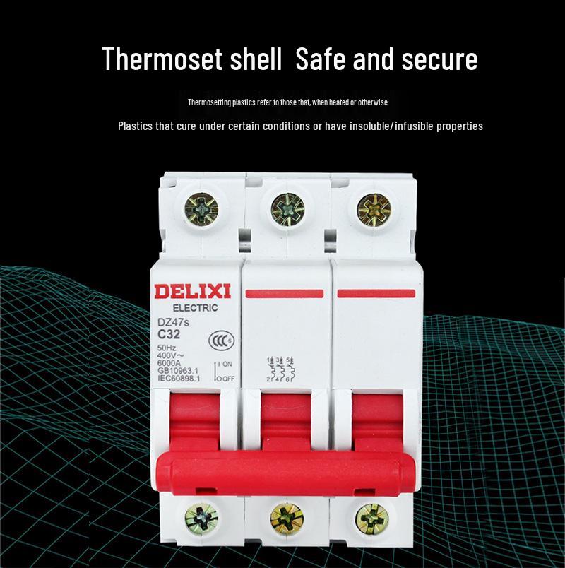 DZ47s Mini 63A Residual Current Circuit Breaker for Home Use