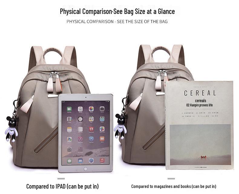 2025 m. Korėjietiško stiliaus vandeniui atspari Oksfordo kelioninė kuprinė – universali ir patvari moteriška rankinė