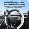Heenvn Car Steering Wheel Cover For Tesla Model Y Juniper Model 3 Highland 2025 2026 Non-Slip Interior Protector Accessories