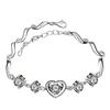 Four-Leaf Clover Handmade Lucky Bracelet for Women, Simple European and American Style, Perfect for Students and Friends