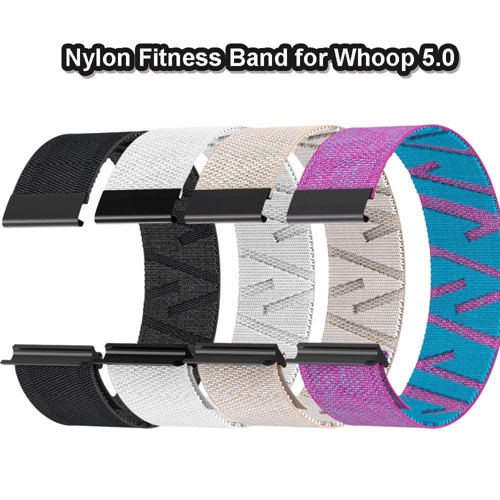 Nylonový fitness náramek Prodyšný náhradní řemínek Nový náramek pro sledování fitness pro Whoop 5.0 Ženy Muži