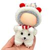 17cm Doll Clothes Set Hat Overalls Doll Outfit Playtime Doll Attire Easy Dressing Fashion Accessories