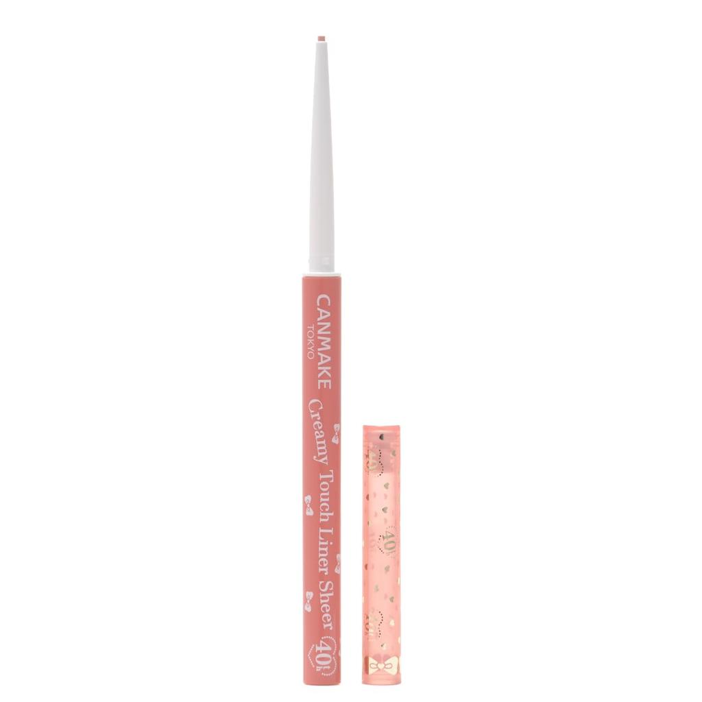 CANMAKE Creamy Touch 40th Anniversary True Gel Mucous Pink Liner, Sheer, Edition, Red, Eyeliner, Smooth, Ultra-Fine, Sheer,
