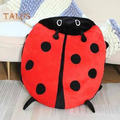 Plush Pillow Giant Ladybug Shape Pillow Soft Oversized Stuffed Decorative Pillow for Bedroom Living Room