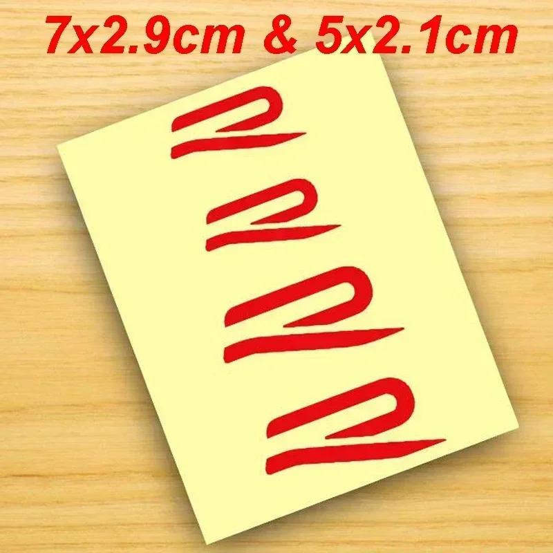 2026 Hot For VOLKSWAGEN VW 4Pcs Car Caliper Stickers Brake Wheel Hub Decals for Volkswagen VW GTI Rline Polo Golf Passat Tiguan 