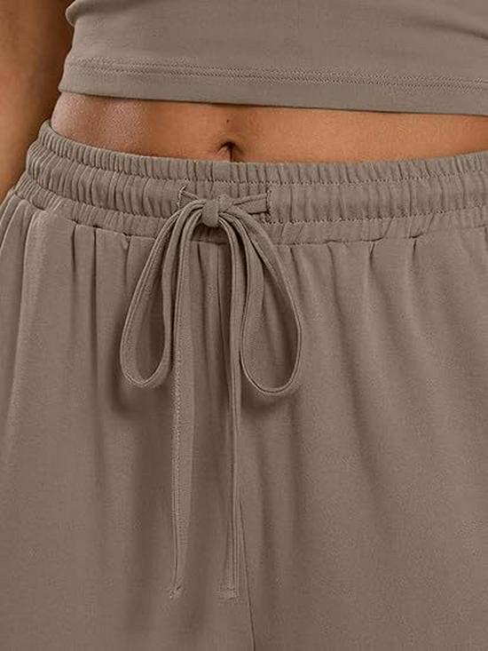 2026 Women's Casual Set: Solid Color Camisole & Wide-Leg Pants 2-Piece Outfit