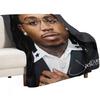 Threejaq King of R & B American Tour Throw Blanket Multi Purpose Soft Warm Blanket for Home Travel