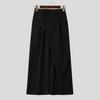 INCERUN Men High Waist Back Elastic Traditional Knot Casual Long Trousers Pants