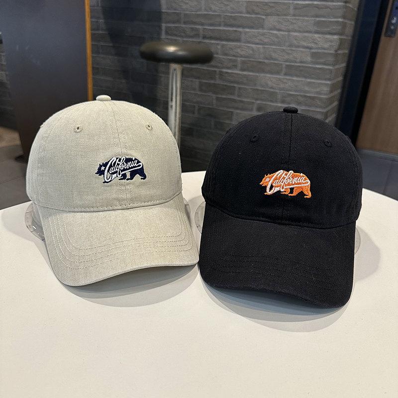 California Embroidered Baseball Cap With Wide Brim For Casual Men Women