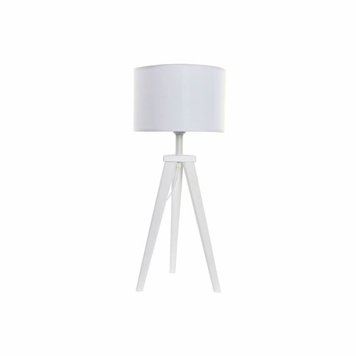 Lampe De Bureau - DKD HOME DECOR - 8424001807918 - Bois - Blanc - Contemporain