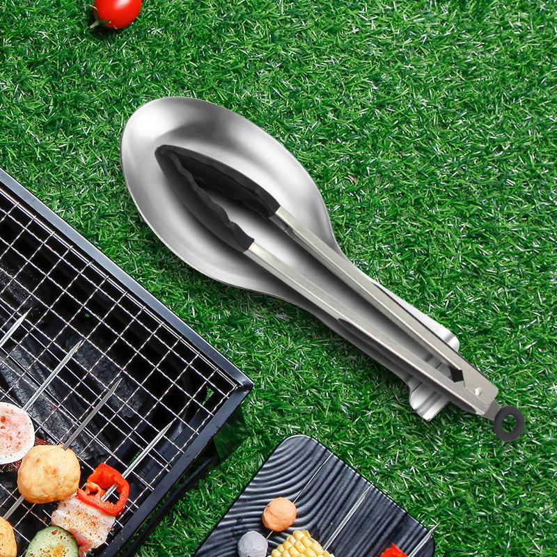 Large Stainless Steel Spoon Holder Heat-Resistant Cooking Spoon Holder Coffee Spoon Holder