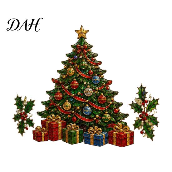 Reusable Holiday Window Clings Christmas Stickers, Winter Decorations, Festive Art with Xmas Tree Wonderland Decor Snowman Angel Patterns for