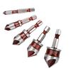 82° 5-Flute Countersink Drill Bit Set - Wood Countersinking Tool with Pilot Point