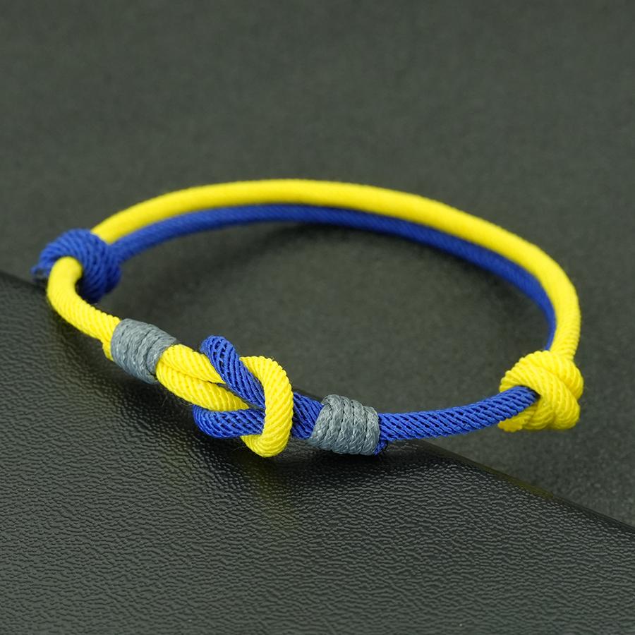 Handmade Nautical Knot Rope Bracelet Adjustable Color Block Couple Braclet For Men Women Boho Friendship Jewelry Gift Versatile