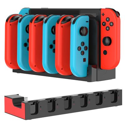 Charging Dock Station for Joycon Nintendo Switch 2&OLED Charges Up To 6 Controllers Compatible with Switch and Switch OLED Model