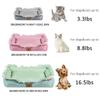 Small Dog Pet Nests Fashionable and Fresh Cat Wooden Ear Edge Square Nest Summer Cool Nest Cat Bed Dog Nests Pet Products