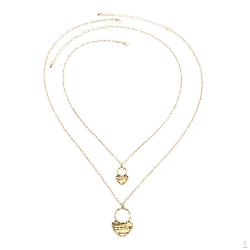 Charm Pendant Multi Antique Gold