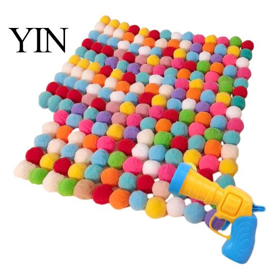 Fun Ejection Games for Pets Ball Launcher Cat Toy, Plush with Soft Fuzzy Cats Balls, Interactive Fetch Toy Bored Indoor Kittens Hands Free Play Tools