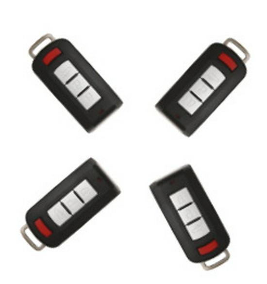 Compatible with Mitsubishi Outlander/Lancer/ASX Smart Key (3+1 Button, 433 MHz, 46 Chip)