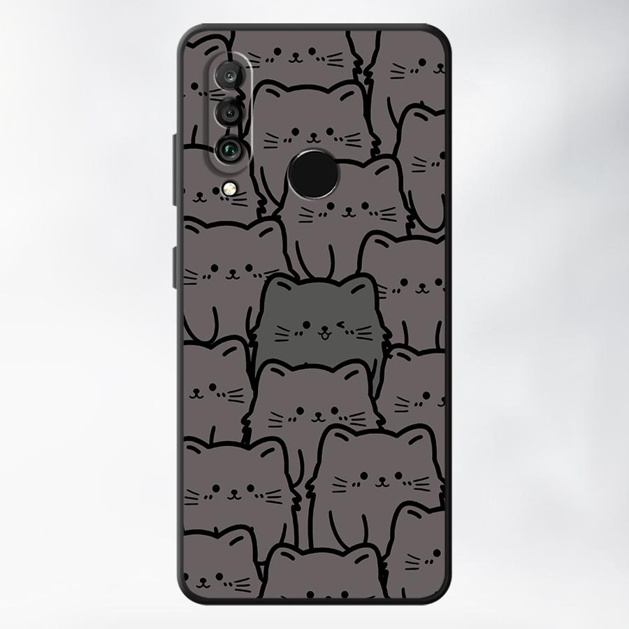

Case for Huawei P30 P20 Pro P Smart 2019 P20 P40 Lite P20 Lite 2018 Funda Phone Cover Cartoon Cute Cat Huawei P30 Pro