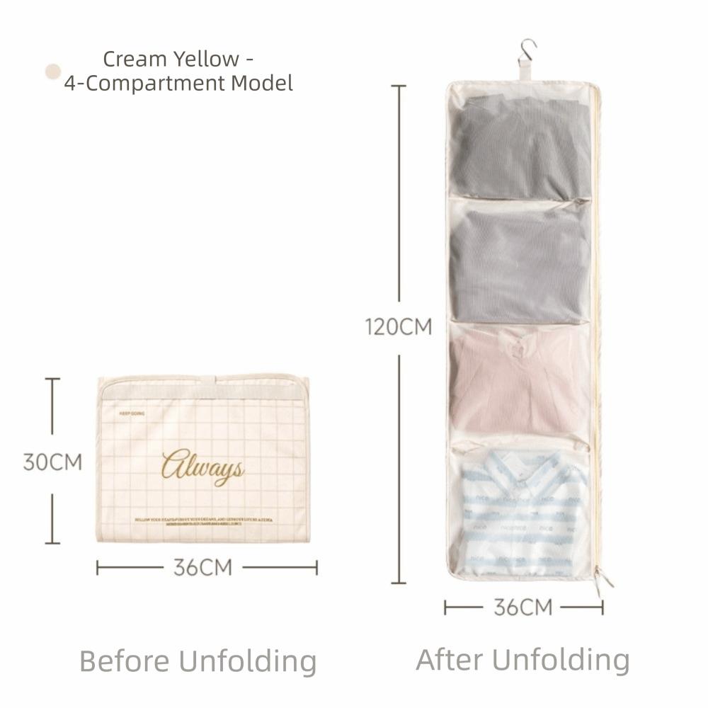 Breathable Underwear Storage Bag Foldable Closet Organizer Bag Hanging Storage Bag Closet Storage