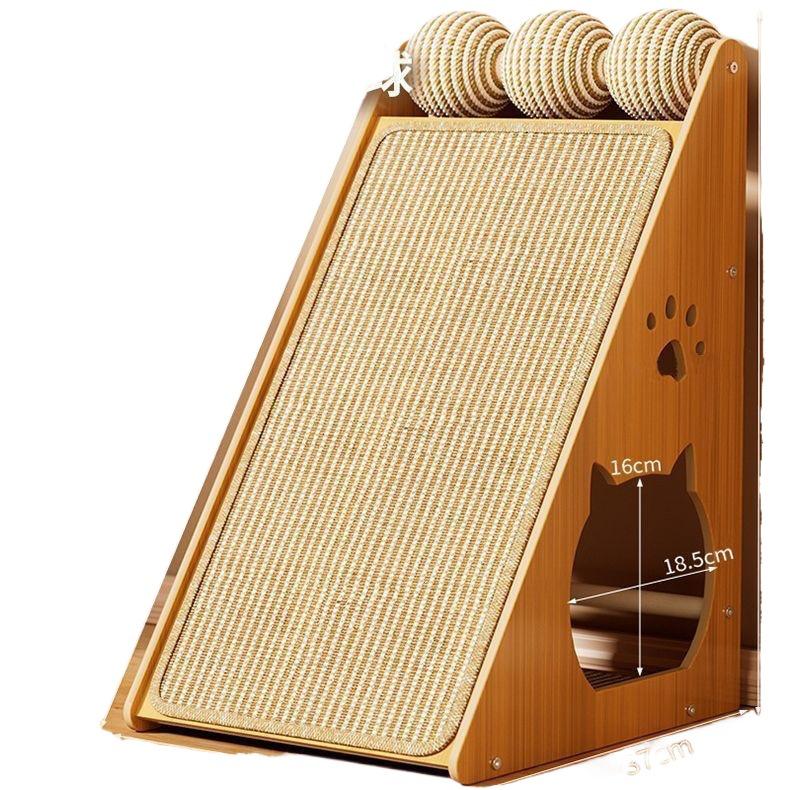 Durable Sisal Cat Scratching Post & Cardboard Paw Board - Non-Shedding, Vertical, Anti-Scratch Sofa & Nail Sharpening Cat Supplies