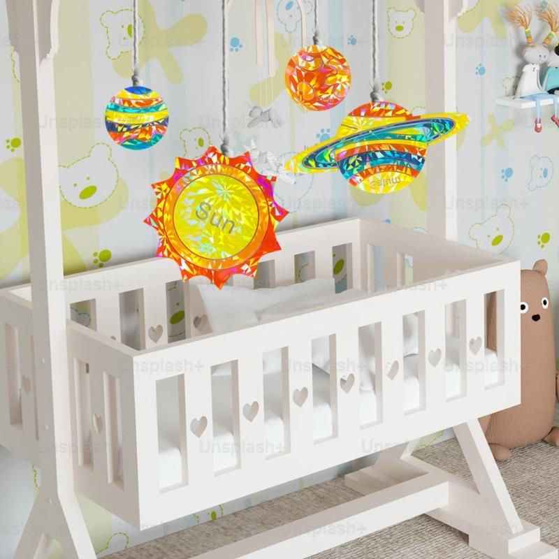 DIY Solar System Coaster Silicone Mould Holographic Epoxy Resin Mold DIY Ornaments Mold Handmade Crafts Tool Easy Clean