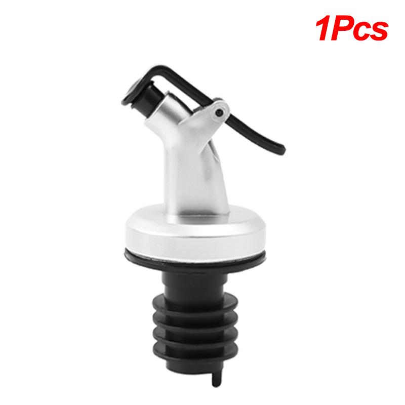 

Kitchen Oil Bottle Stopper Liquor Dispenser Wine Pourer Lock Plug Sealing Leak-proof Nozzle Oil Pour Spout Cap Kitchen Tools