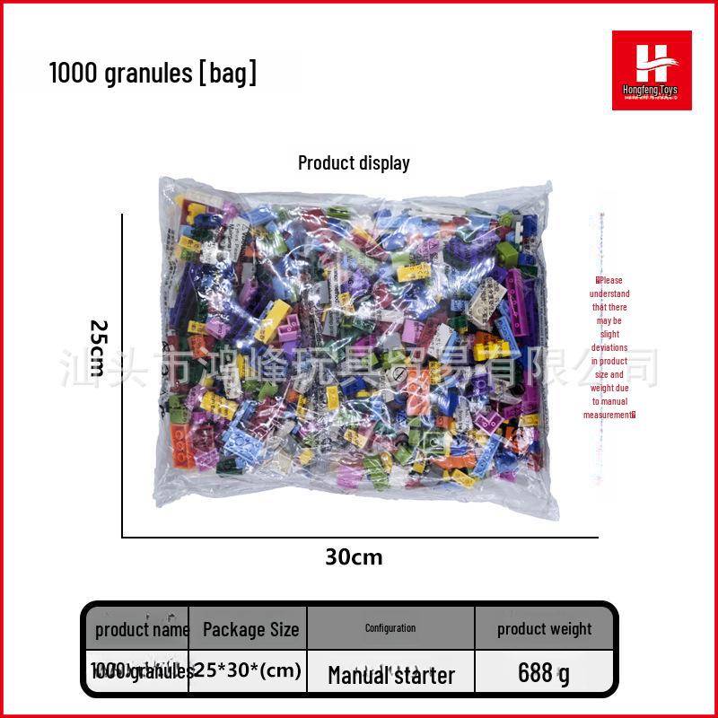 

Австралийский трансграничный набор из 1000 строительных блоков, совместимых с Lego, развивающая игрушка