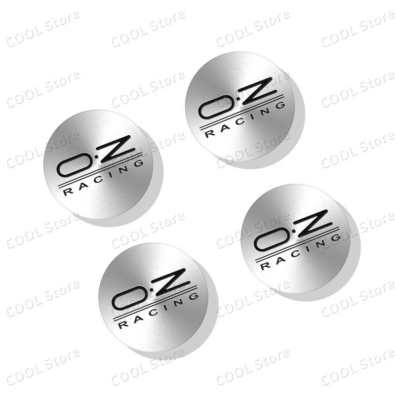 Universal Car Decor 4Pcs OZ Racing Emblem Car Wheel Center Hub Badge Sticker Car Styling Accessories