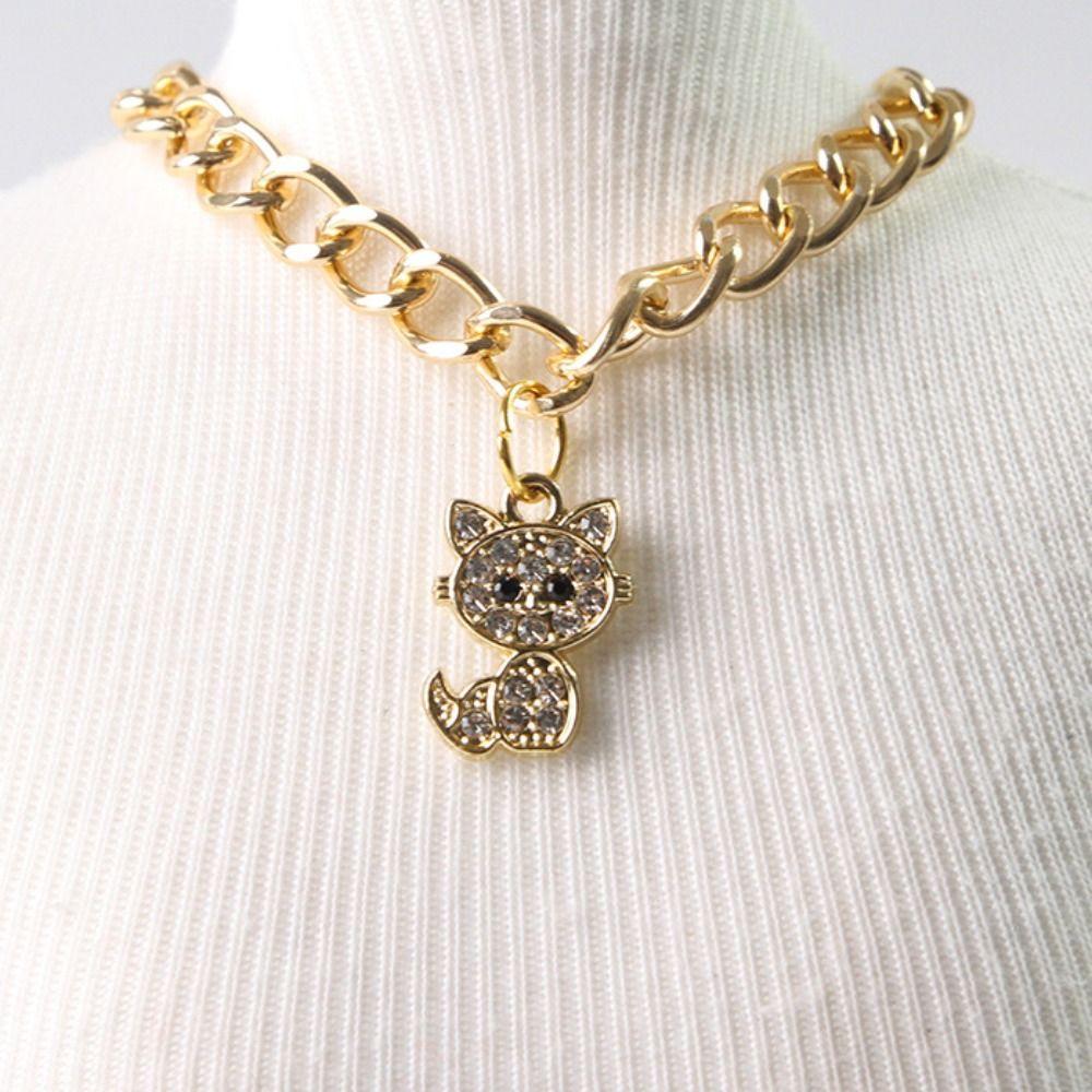 Medium Pet Necklace Adjustable Puppy Collar Cute Cat Neck Wear  Small Puppy