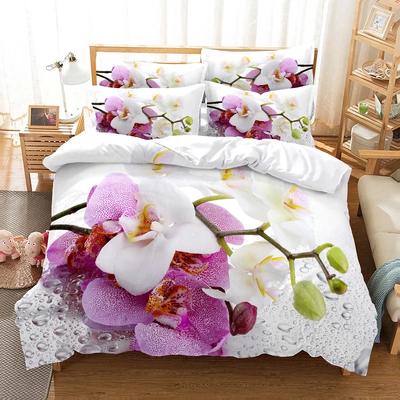 Rosa Bettwäscheset Queen-Size-Bettwäsche Erwachsene Winter Hochzeitsbettwäscheset Bettbezugsets Queen King Schlafzimmer Heimtextil Ropa De Cama