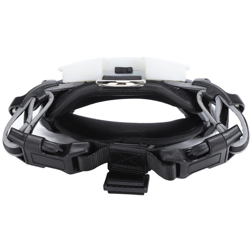 LED Pet Harness Dog Chest Strap USB Charging with Adjustable Reflective Strip for Night Walking