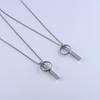 Titanium Steel Pendant Necklace - Unisex Chain for Couples, Students, and Accessories