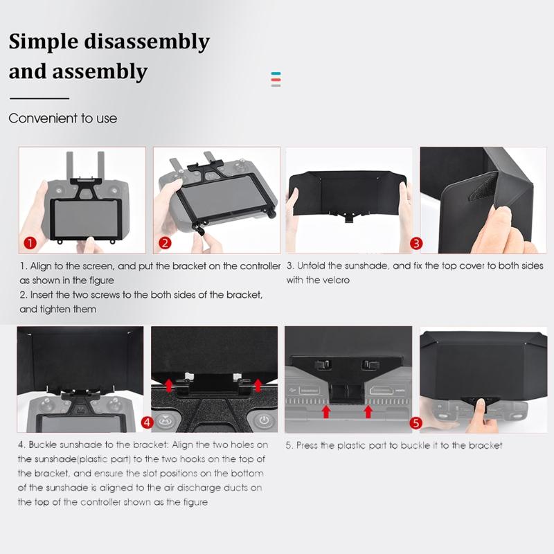 Remote Control Mount Mobile Phone for Sun Hood Sunshade for  2/for  Air   2 one Part
