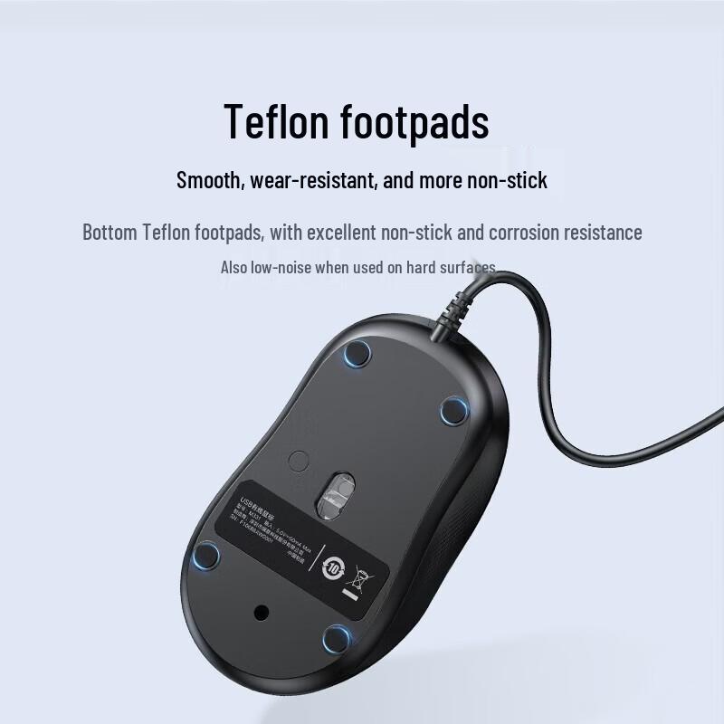 UGREEN M331 Silent Wired USB Mouse