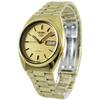 Relógio Masculino Seiko 5 Automático Refurbished Mostrador Dourado SNXL72K1 SNXL72K