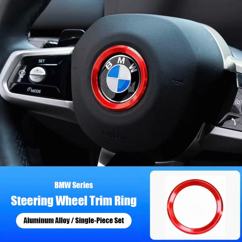 BEKV7 Car Styling Decoration Ring Steering Wheel Circle Sticker For BMW M3 M5 E36 E46 E60 E90 E92 X1 F48 X3 X5 X6 X3 E83 F25 X4 F26